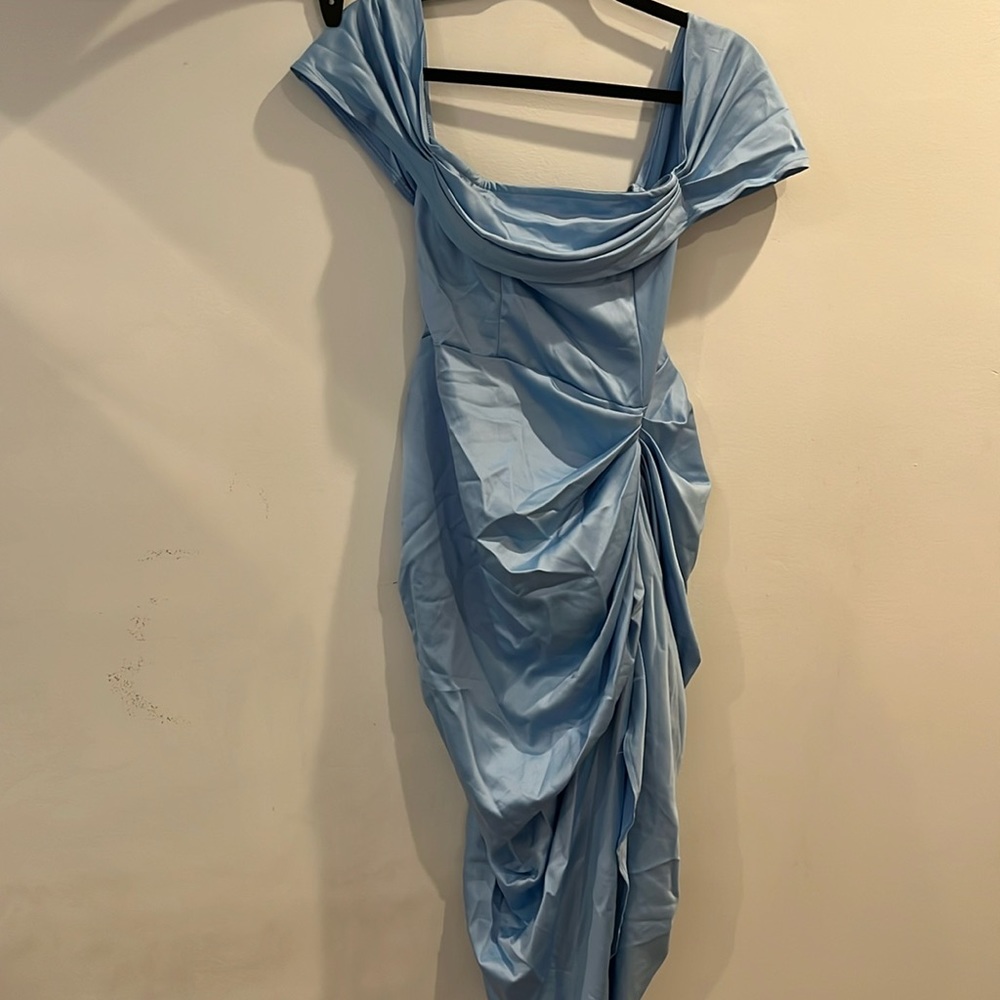 Prettylittlething satin dress